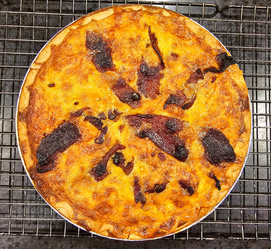 Spicy Sriracha Style Quiche Lorraine