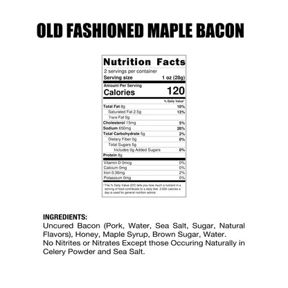 Old Fashioned Maple Bacon Jerky